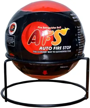 AFS Fire Ball with Stand ( AUTO FIRE OFF ) Pack of 1 Balls Fire Extinguisher Mount (2 kg)