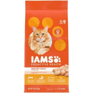 Iams Proactive Health Chicken Dry Cat Food, 7 Lb Bag