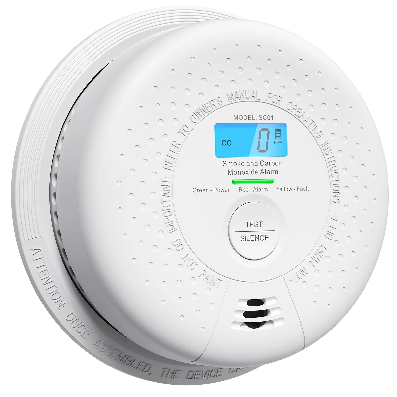 X-Sense Smoke Detector Carbon Monoxide Detector Combo